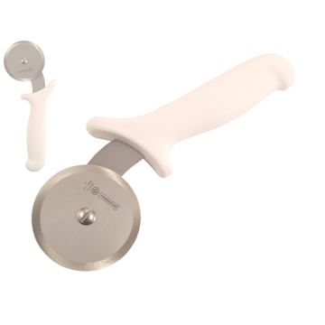 5691 2-1/4" PIZZA CUTTER WHITE HANDLE 5691 2-1/4" PIZZA CUTTER WHITE HANDLE
