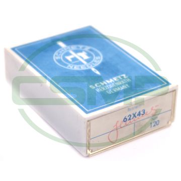 62X43 SIZE 120 PACK OF 10 NEEDLES SCHMETZ DISCONTINUED