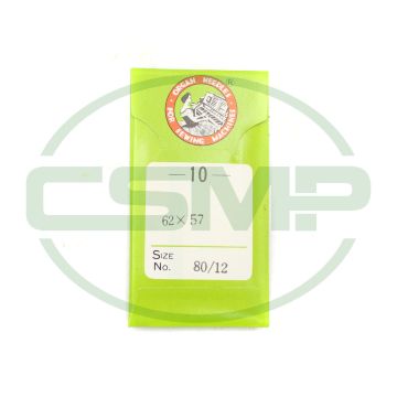 62X57 SIZE 80 PACK OF 10 NEEDLES ORGAN DISCONTINUED