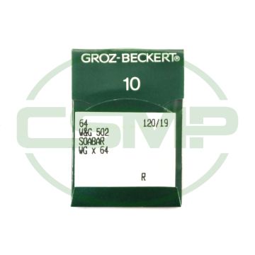 64 SIZE 120 PACK OF 10 NEEDLES GROZ BECKERT