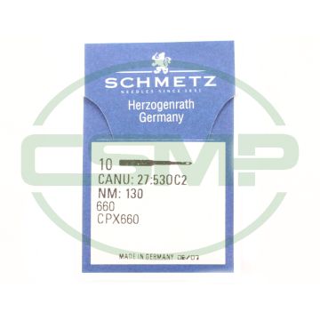 660 SIZE 130 PACK OF 10 NEEDLES SCHMETZ