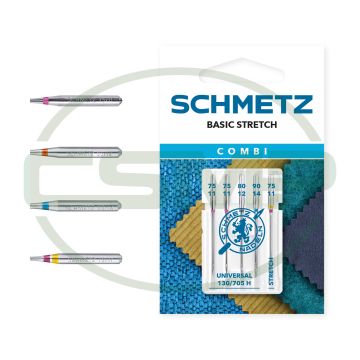 SCHMETZ COMBI BASIC STRETCH PACK OF 5 CARDED SCHMETZ COMBI BASIC STRETCH PACK OF 5 CARDED