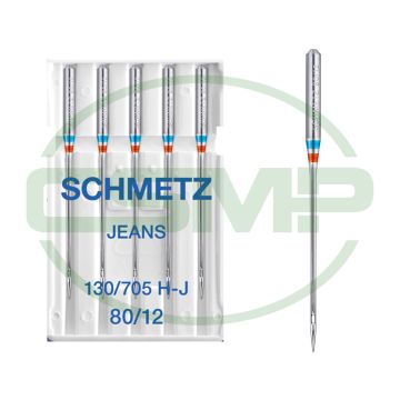 SCHMETZ JEANS SIZE 80 PACK OF 5 NEEDLES SCHMETZ JEANS SIZE 80 PACK OF 5 NEEDLES