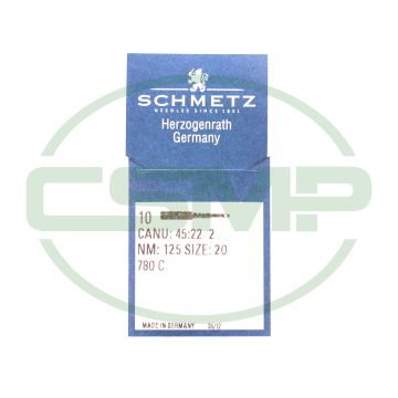 780C SIZE 125 PACK OF 10 NEEDLES SCHMETZ