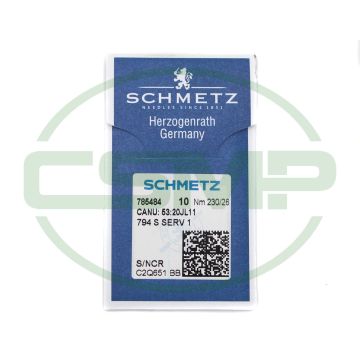 794S SERV1 SIZE 230 PACK OF 10 NEEDLES SCHMETZ