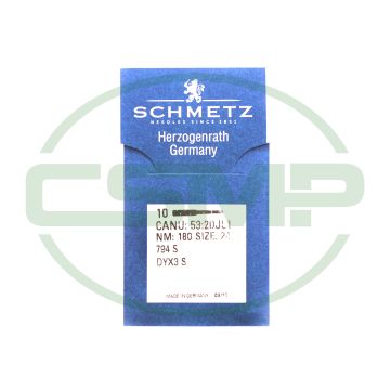 794S SIZE 180 PACK OF 10 NEEDLES SCHMETZ 794S SIZE 180 PACK OF 10 NEEDLES SCHMETZ