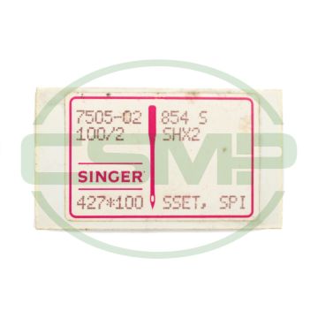854S SIZE 100 7505-02 PACK OF 10 NEEDLES SINGER DISCONTINUED