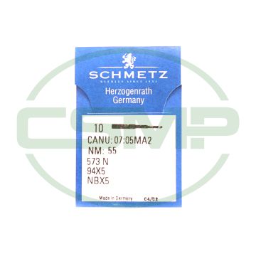94X5 SIZE 55 PACK OF 10 NEEDLES SCHMETZ DISCONTINUED 94X5 SIZE 55 PACK OF 10 NEEDLES SCHMETZ DISCONTINUED