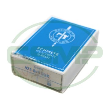 971B/1 SUK SIZE 80 PACK OF 10 NEEDLES SCHMETZ DISCONTINUED