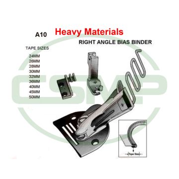 A10HX50-15MM RIGHT ANGLE BINDER SET HEAVY