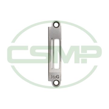 B1190-530-G00 NEEDLE PLATE 7/32 G JUKI GENERIC B1190-530-G00 NEEDLE PLATE 7/32 G JUKI GENERIC