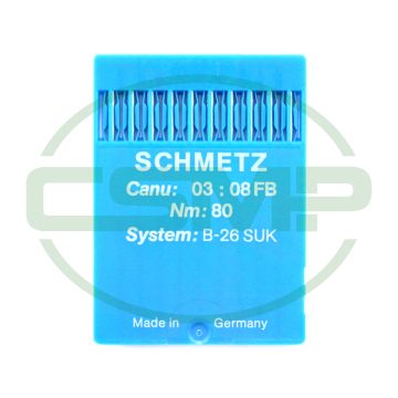 B26SUK SIZE 80 PACK OF 10 NEEDLES SCHMETZ DISCONTINUED