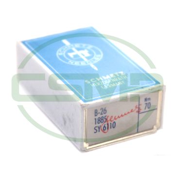 B26 SIZE 70 PACK OF 10 NEEDLES SCHMETZ DISCONTINUED B26 SIZE 70 PACK OF 10 NEEDLES SCHMETZ DISCONTINUED