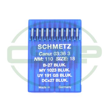 B27BLUK SIZE 110 PACK OF 10 NEEDLES SCHMETZ DISCONTINUED B27BLUK SIZE 110 PACK OF 10 NEEDLES SCHMETZ DISCONTINUED