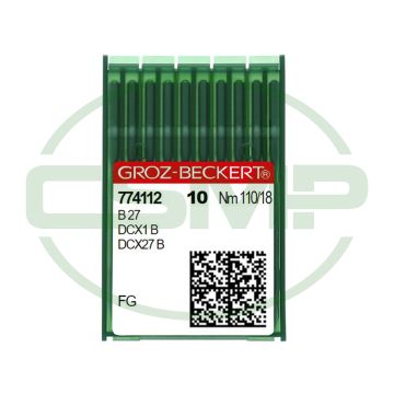B27FG (SUK) SIZE 110 GROZ BECKERT PACK OF 10 NEEDLES B27FG (SUK) SIZE 110 GROZ BECKERT PACK OF 10 NEEDLES