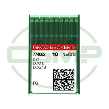 B27FG (SUK) SIZE 80 GROZ BECKERT PACK OF 10 NEEDLES B27FG (SUK) SIZE 80 GROZ BECKERT PACK OF 10 NEEDLES
