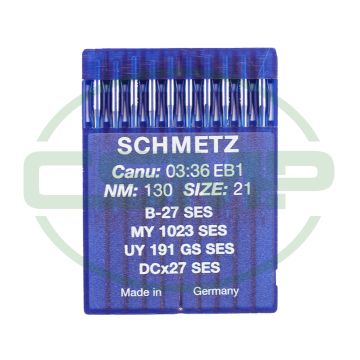 B27SES SIZE 130 PACK OF 10 NEEDLES SCHMETZ
