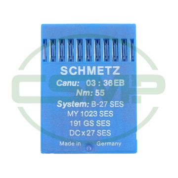 B27SES SIZE 55 PACK OF 10 NEEDLES SCHMETZ B27SES SIZE 55 PACK OF 10 NEEDLES SCHMETZ