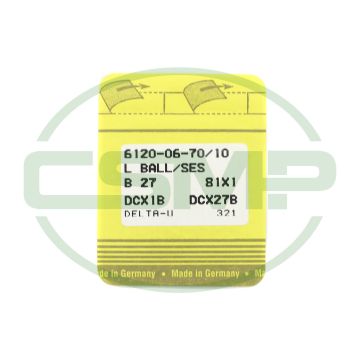 B27SES SIZE 70 SINGER PACK OF 10 NEEDLES DISCONTINUED