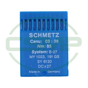 B27 SIZE 85 PACK OF 10 NEEDLES SCHMETZ B27 SIZE 85 PACK OF 10 NEEDLES SCHMETZ