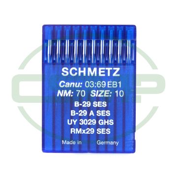 B29SES SIZE 70 PACK OF 10 NEEDLES SCHMETZ DISCONTINUED