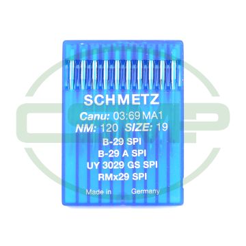 B29SPI SIZE 120 PACK OF 10 NEEDLES SCHMETZ DISCONTINUED