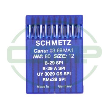 B29SPI SIZE 80 PACK OF 10 NEEDLES SCHMETZ DISCONTINUED B29SPI SIZE 80 PACK OF 10 NEEDLES SCHMETZ DISCONTINUED