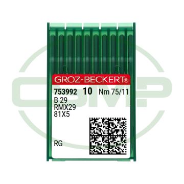 B29 SIZE 75 PACK OF 10 NEEDLES GROZ BECKERT