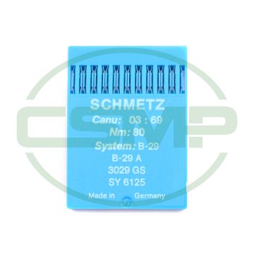 B29 SIZE 80 PACK OF 10 NEEDLES SCHMETZ