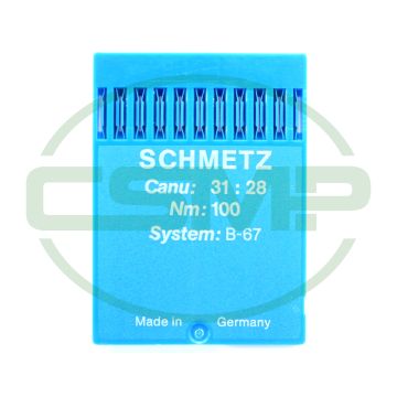 B67 SIZE 100 PACK OF 10 NEEDLES SCHMETZ DISCONTINUED