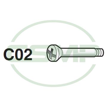 C02 SCREW 12.5MM FOR CR,CL,CD COMPENSATING FOOT SUISEI