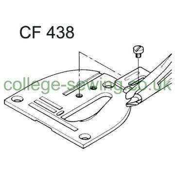 CF438 PFAFF 438 ZIG ZAG NEEDLE PLATE - CLEARANCE PRICE