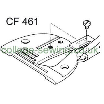 CF461 PFAFF 463/467 BINDER NEEDLE PLATE - CLEARANCE PRICE