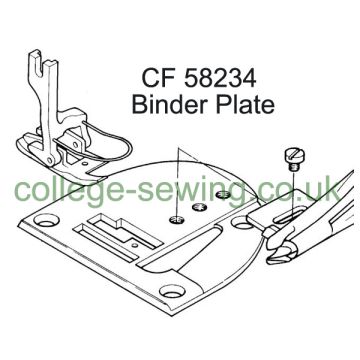 CF58234 BINDER PLATE PFAFF 487 - CLEARANCE PRICE