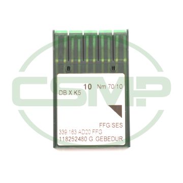 DBXK5 FFG GEBEDUR SIZE 70 GROZ BECKERT PACK OF 10 NEEDLES DBXK5 FFG GEBEDUR SIZE 70 GROZ BECKERT PACK OF 10 NEEDLES