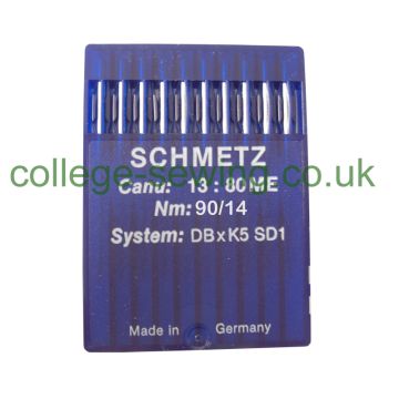 DBXK5 SD1 SIZE 90 PACK OF 10 NEEDLES SCHMETZ DBXK5 SD1 SIZE 90 PACK OF 10 NEEDLES SCHMETZ