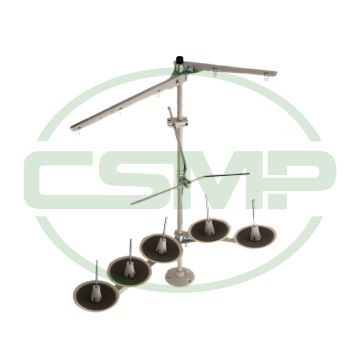FPL05 5 SPOOL COTTON STAND WHITE WITH BASE FPL05 5 SPOOL COTTON STAND WHITE WITH BASE
