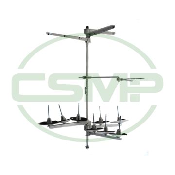 FPL08 8 SPOOL COTTON STAND GREEN WITHOUT BASE