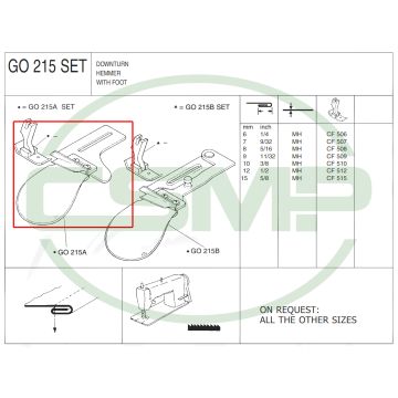 G0215 9mm DOUBLE DOWNTURN MED/HEAVY HEMMER