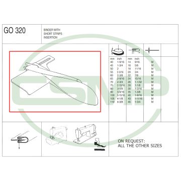 G0320X50M 50-18mm BINDER MEDIUM - CLEARANCE PRICE