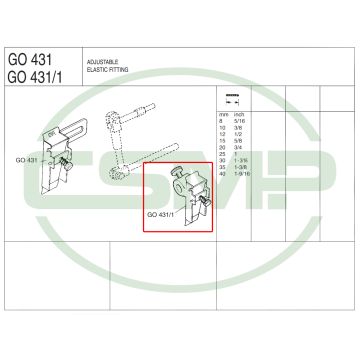 G0431/1X8MM ADJ ELASTIC TENSION & RING