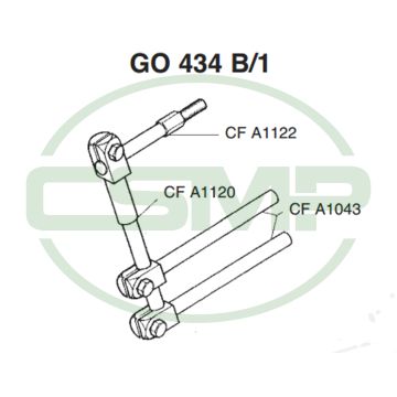G0434B/1 BRACKET PFAFF (2 RODS) - CLEARANCE PRICE G0434B/1 BRACKET PFAFF (2 RODS) - CLEARANCE PRICE