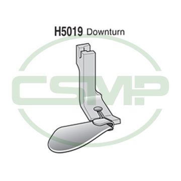 H5019X1/4 DOWN TURN HEMMING FOOT
