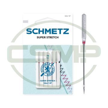 HAX1 SP SUPER STRETCH SIZE 75 PACK OF 5 NEEDLES CARDED