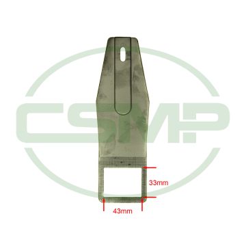 40315006 FEED PLATE (40X30) JACK T1900LX