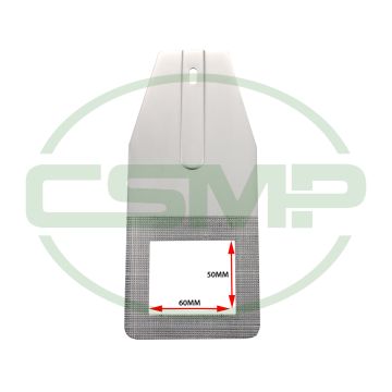 42315601 FEED PLATE JK-T1906GS-D 50MM X 60MM, T1900G 42315601 FEED PLATE JK-T1906GS-D 50MM X 60MM, T1900G