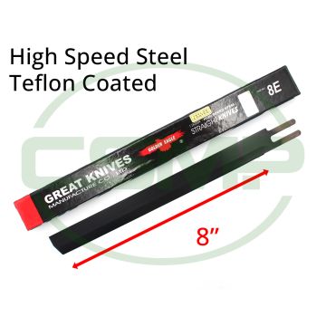 KE8STC 8" KNIFE TEFLON COATED HIGH SPEED STEEL KE8STC 8" KNIFE TEFLON COATED HIGH SPEED STEEL