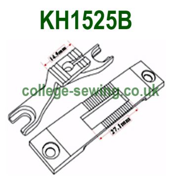 KH1525B PLATE & FEED STANDARD SET PFAFF 1525