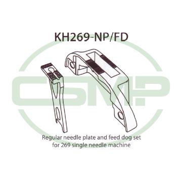KH269NPFD NEEDLE PLATE AND FEED SET DURKOPP 269