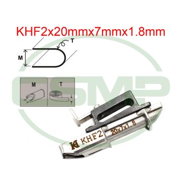 KHF2X20X7 1.8mm RAW EDGE SHELL BINDER KHF2X20X7 1.8mm RAW EDGE SHELL BINDER